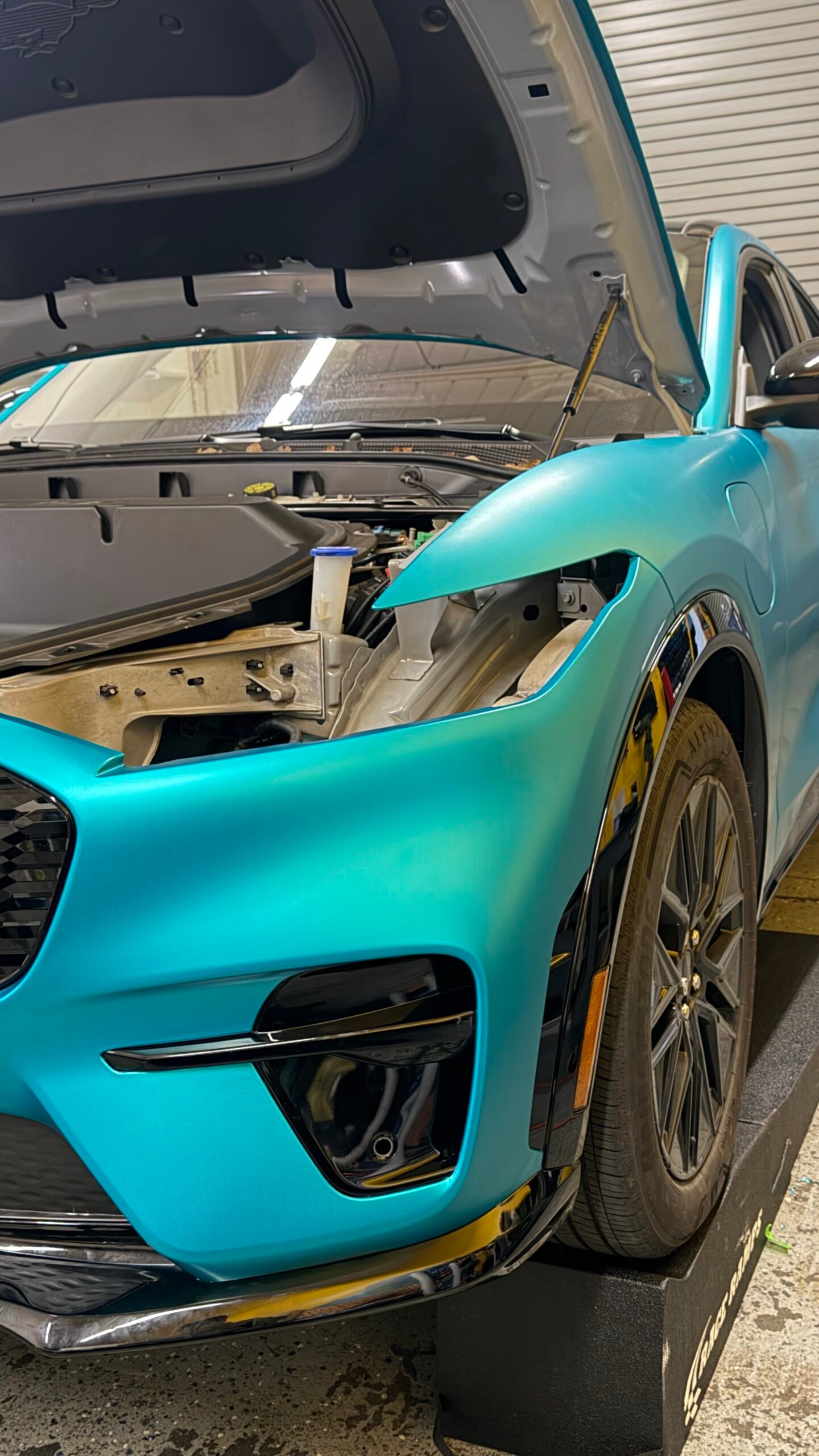 Mustang Mach wrap process